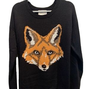 🆕 NWT Debbie Morgan Fox Intarsia Sweater